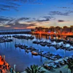 A modern beach resort, Agadir is known for its long sandy beach, year-round sunshine, and excellent tourist infrastructure.